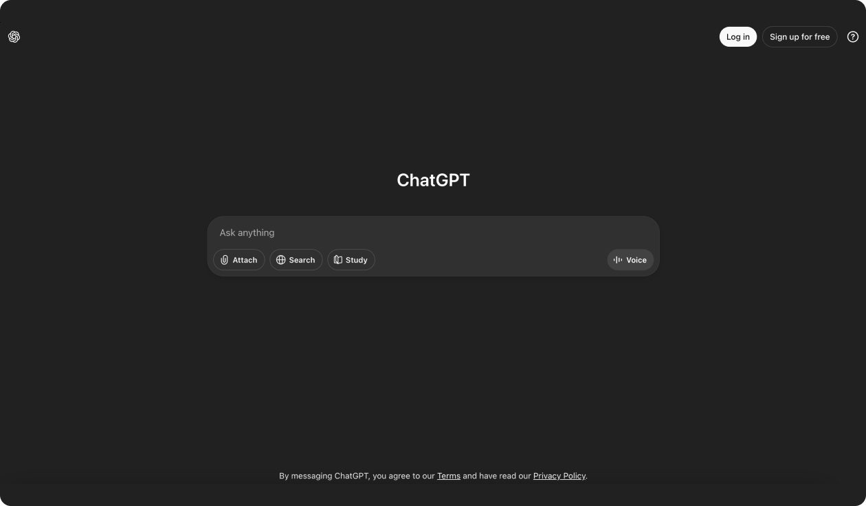chatgpt screenshot